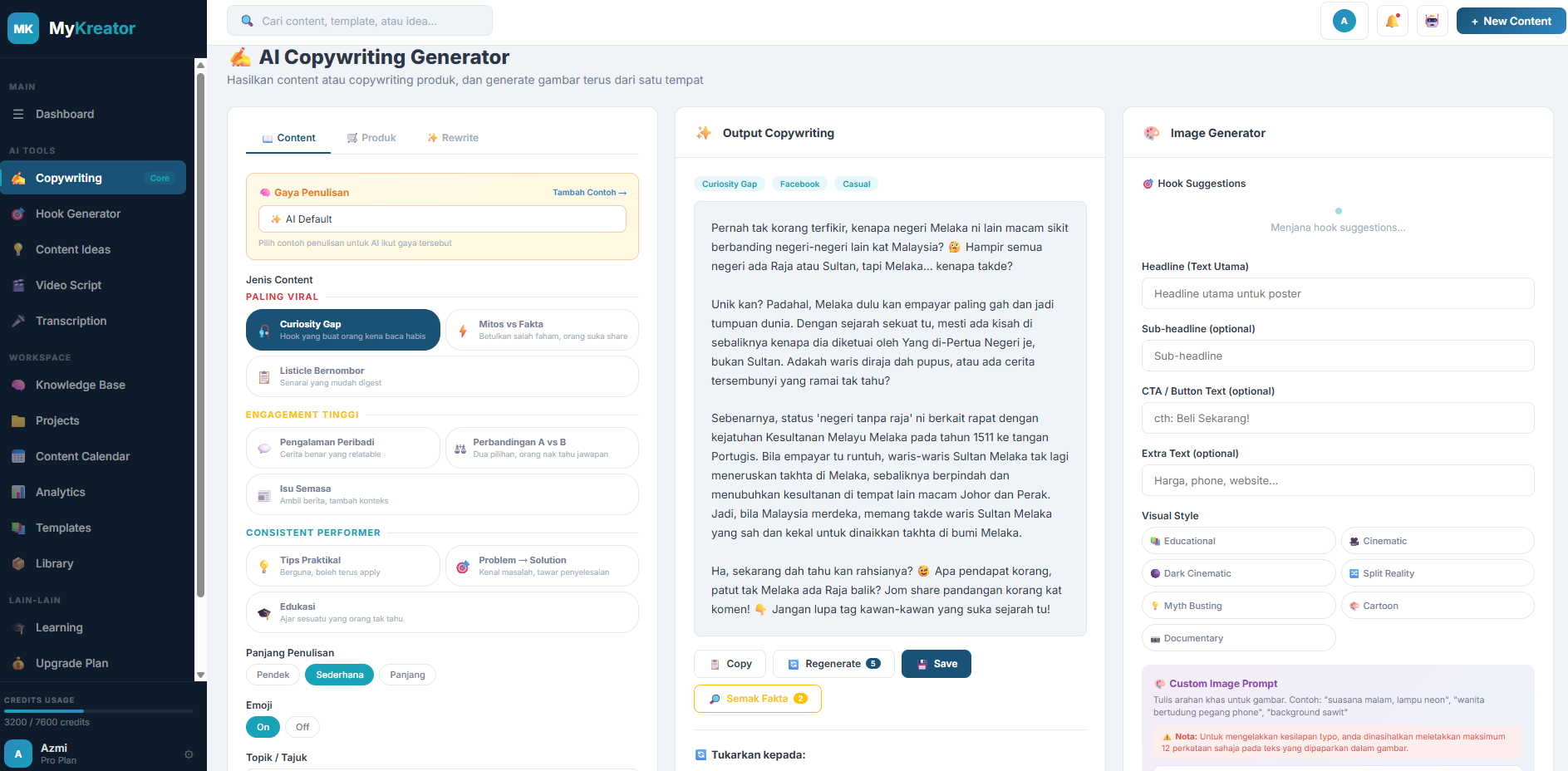 AI Copywriting Generator